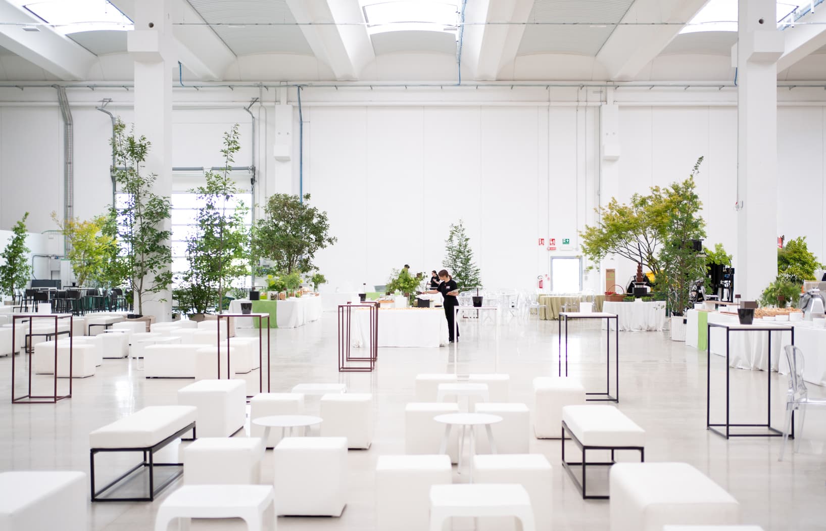 Evento aziendale green - allestimento sostenibile